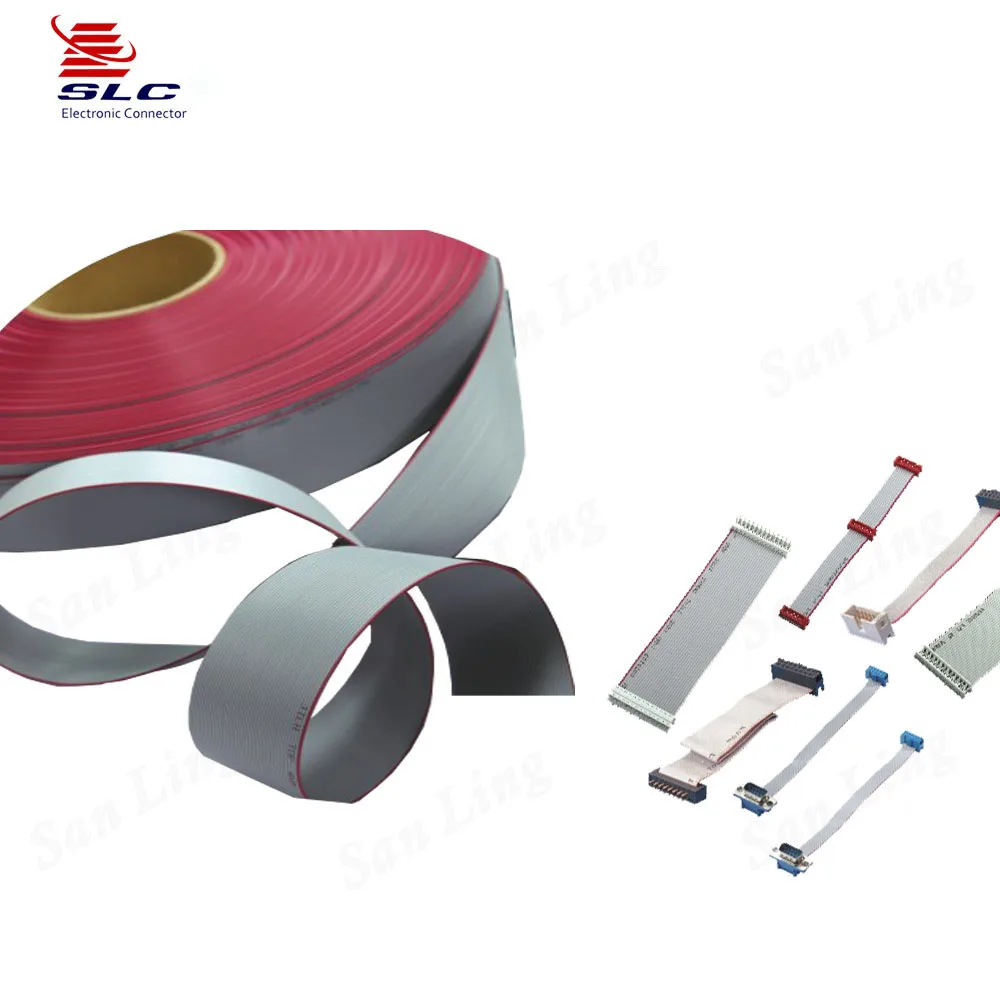 1.27mm micro match 7x6Pin Custom Flat Ribbon Cable AWM 2651 Cable