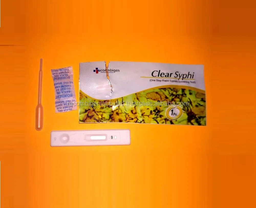 
One step Rapid diagnostic syphilis Test kits (TP test strips serum / plasma / ISO13485 certified) 