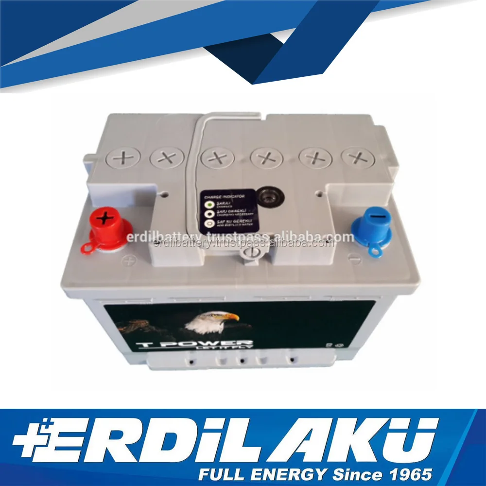 
55 Ah cheap tpower car battery 