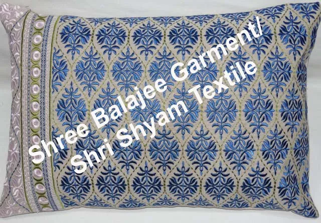 Home Decorative Suzani Embroidered Floor Pillow Indian Cotton  20th Century Vintage Embroidery Throw Pillow Throw Pillows Uzbek