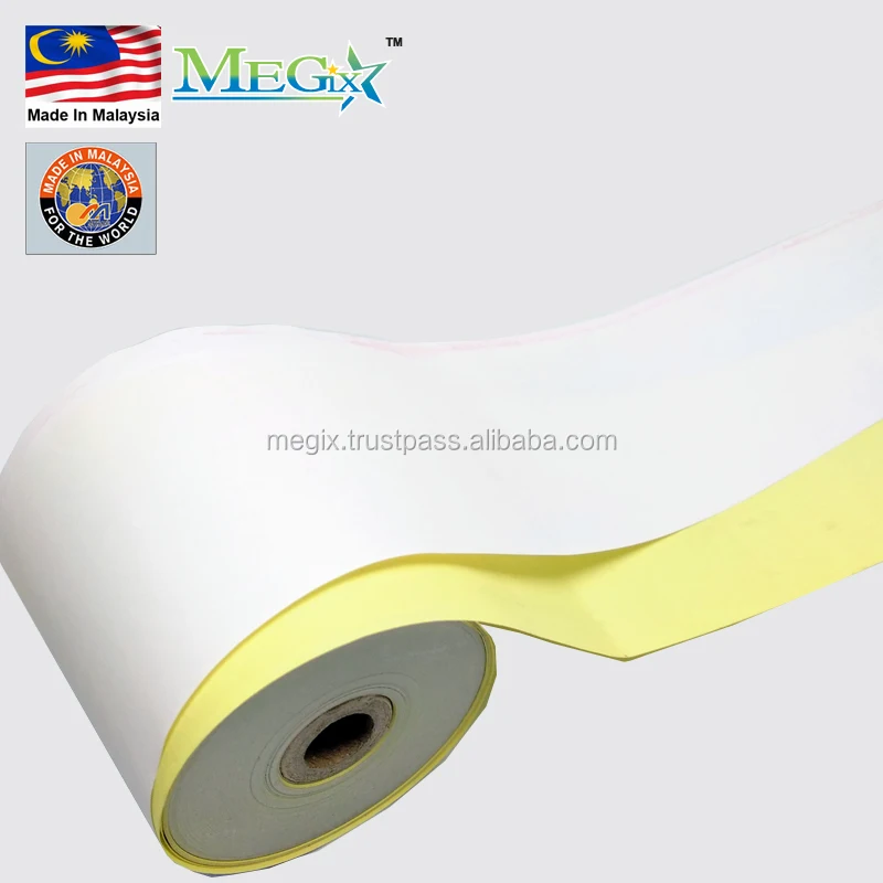 2ply carbonless paper 76mm*70mm ncr cash register paper roll