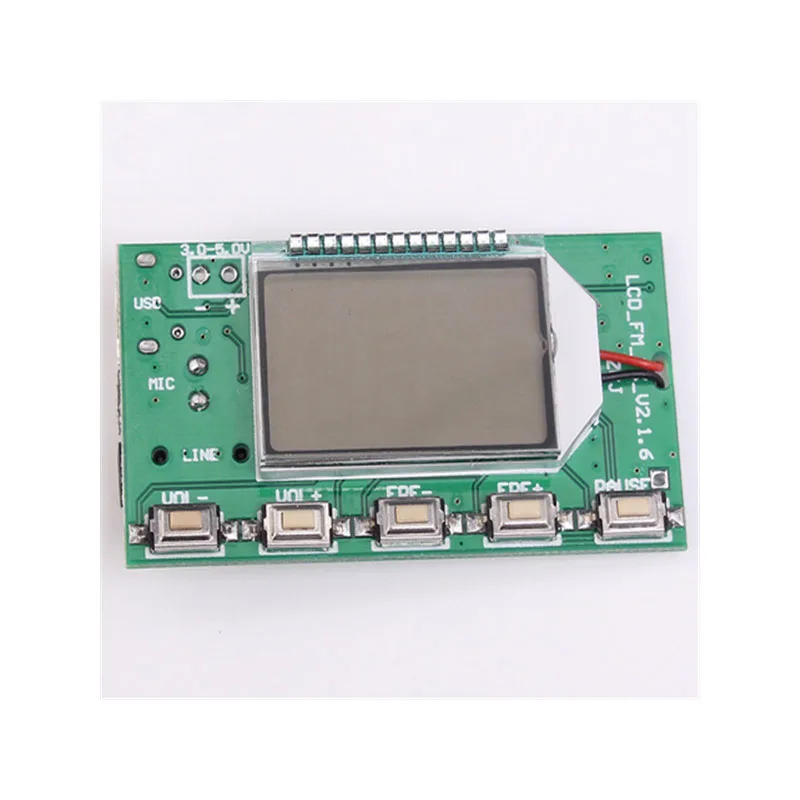 DSP PLL 87-108MHz Stereo FM Transmitter Module Digital Wireless Microphone Board Multi-function Frequency Modulation