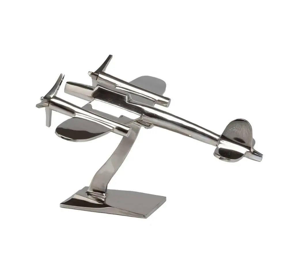Aeroplane Metal airline airplane sculpture 3d models as office table decoration