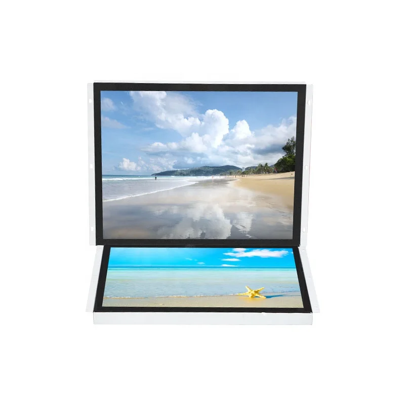 15 inch open fram capacitive with rs232 for mini bus roof mount tv monitor and touch screen conversion frame display