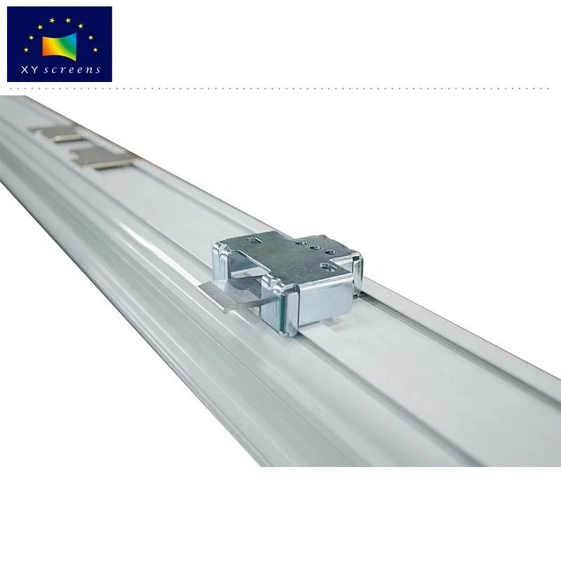 XY Screen Fabric Black Crystal Motorized Projection Screen for Home Theater Projector