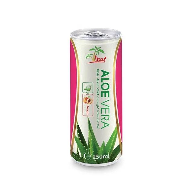 Vinut brand cans 250ml Aloe vera juice bulk Aloe vera drink Premium Quality