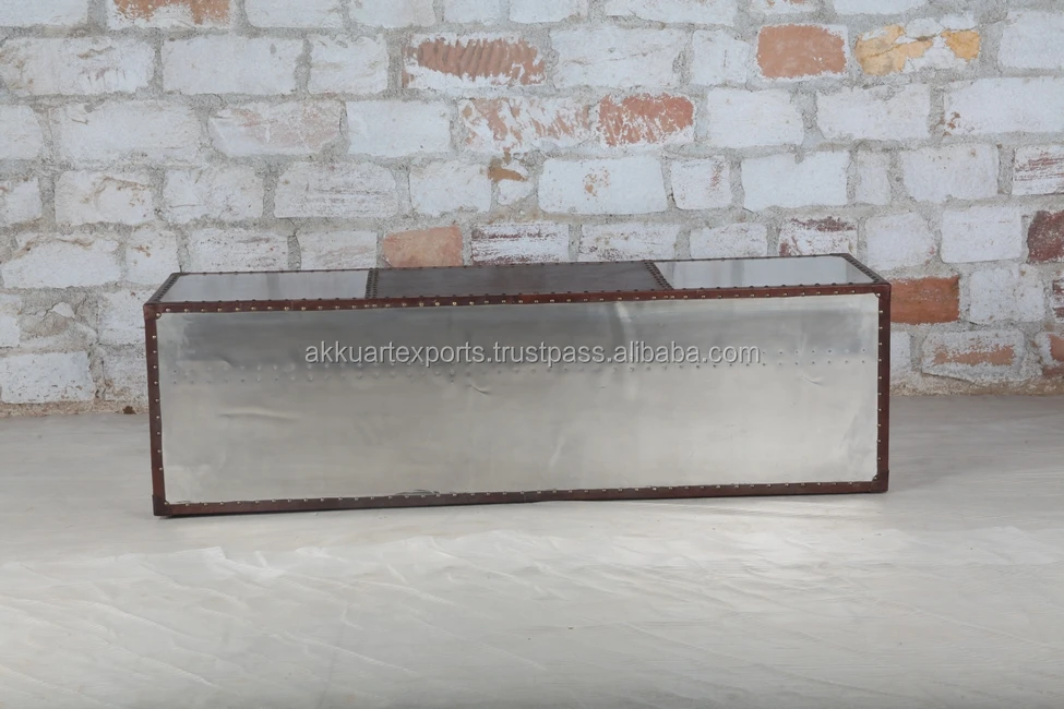 Modern Aviator Style Storage Cabinet with Wooden Drawers Industrial TV Stand Living Room Furniture for Home Use