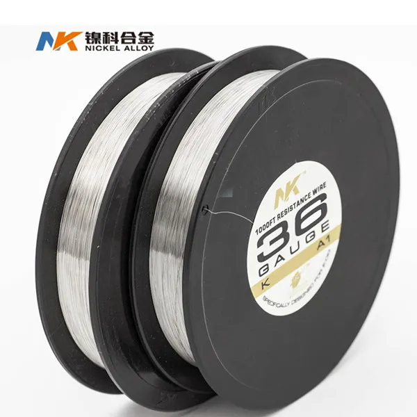 NK best quality awg 20 22 24 26 28 30 32 34 36 38 40 42 gauge A1 vape wire for ecig
