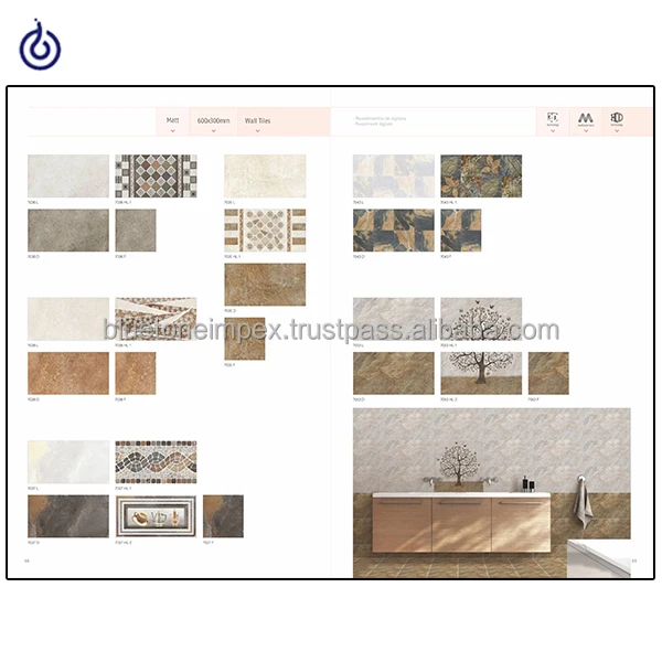 YELLOW COLOR WALL TILES 30x60 SIZE