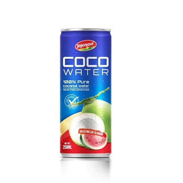 
Coconut Water private label Coconut drink with pulp Strawberry flavour JOJONAVI brand 