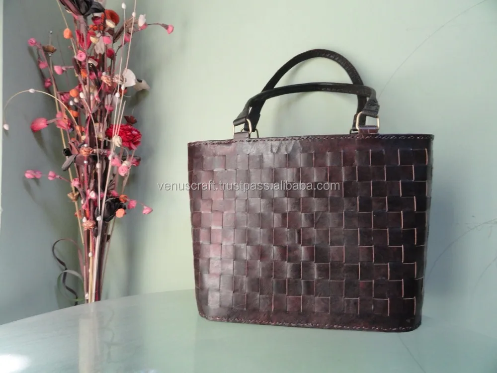 Женская сумка-тоут ручной работы из натуральной кожи