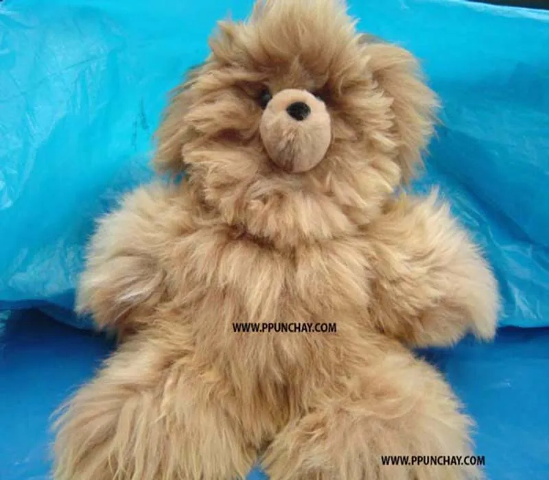 Alpaca Teddy Bear Toy Ppunchay Peru, Baby Alpaca Teddy Bear Toy Ppunchay, Fur Baby Alpaca Toy Ppunchay Peru
