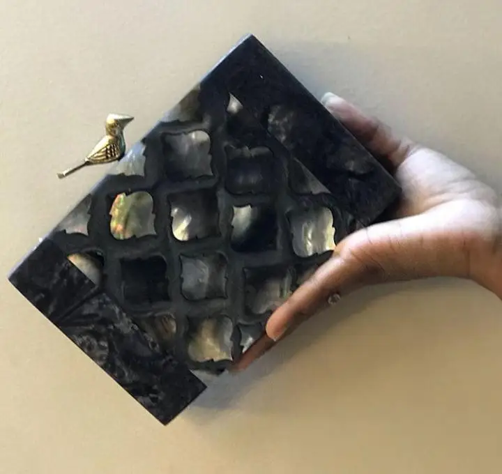 Factory direct wholesale brand new resin women clutch evening bag hot selling in Bahrain at affordable price by LUXURY CRAFTS