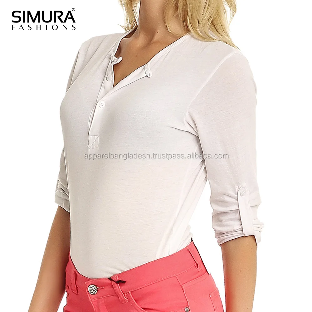 
Белая легкая туника на пуговицах с разрезом, одежда, рубашки для женщин, блузки 