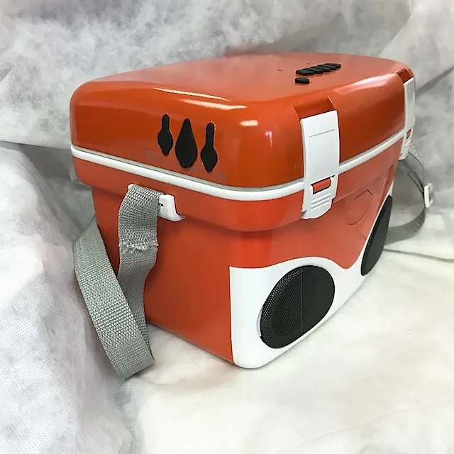 Ice cooler box radio