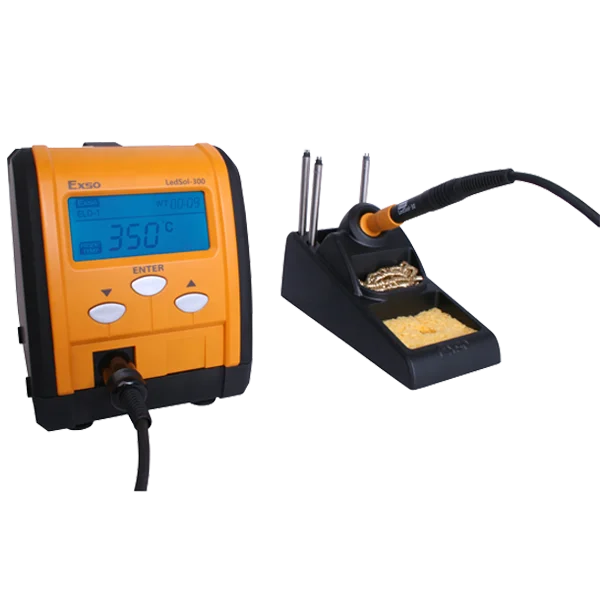 EXSO Electric Soldering Station. High Temp. Adjustable Temperature. Welding tool. LedSol 300-1 One channel. Made In Korea
