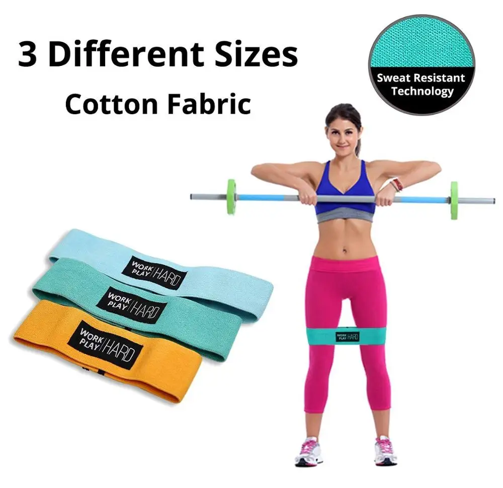 
Proelite Hip Resistance Bands Soft & Non Slip Design Bands Stretching Hip Band Loop Hips Gluteus 