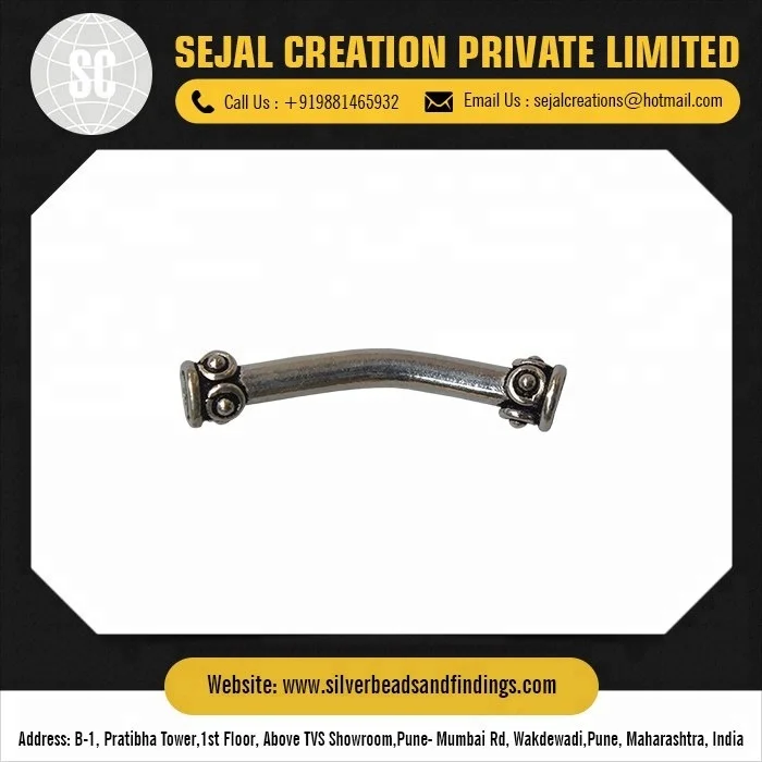 Окисленные серебряные бусины этнические ручной работы