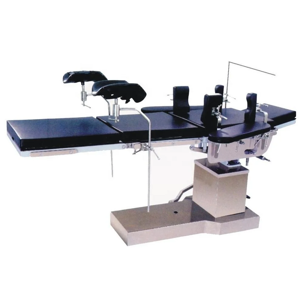 Electric Remote Controlled Hospital Operating Table Steel Frame Electrical C-Arm Interface OT Table Image Operating Table