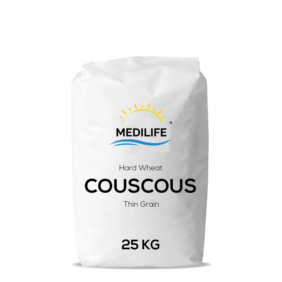 Hard Wheat Couscous. Thin Grain 25 Kg Bulk Bag.