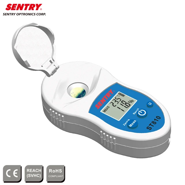 
Digital Brix Refractometer Meter with Temperature and IP65 