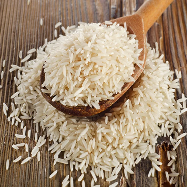White basmati rice from India long grain parboiled sella steam length 8.40 mm before cook packaging 5kg 10kg 25kg sack in stock