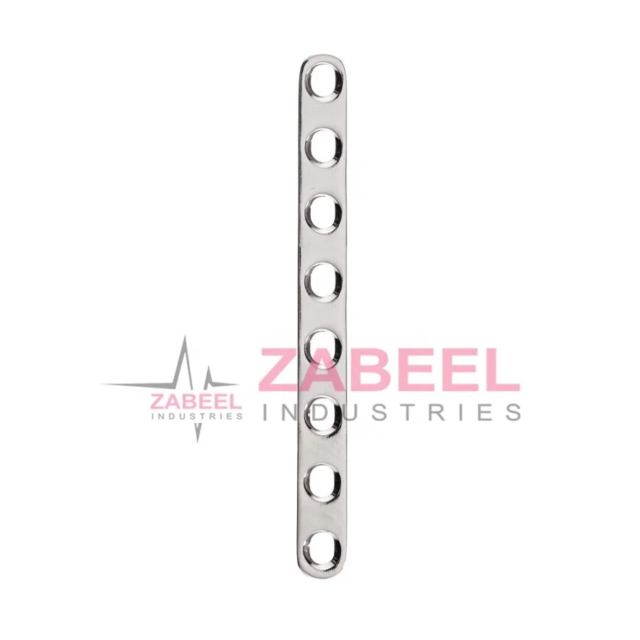1.5mm Straight Mini Bone Plate 04 Holes to 20 Holes Orthopedic Veterinary implants by Zabeel Industries