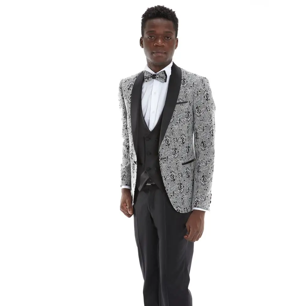 Новый модный мужской костюм-смокинг по индивидуальному заказу, оптовая продажа