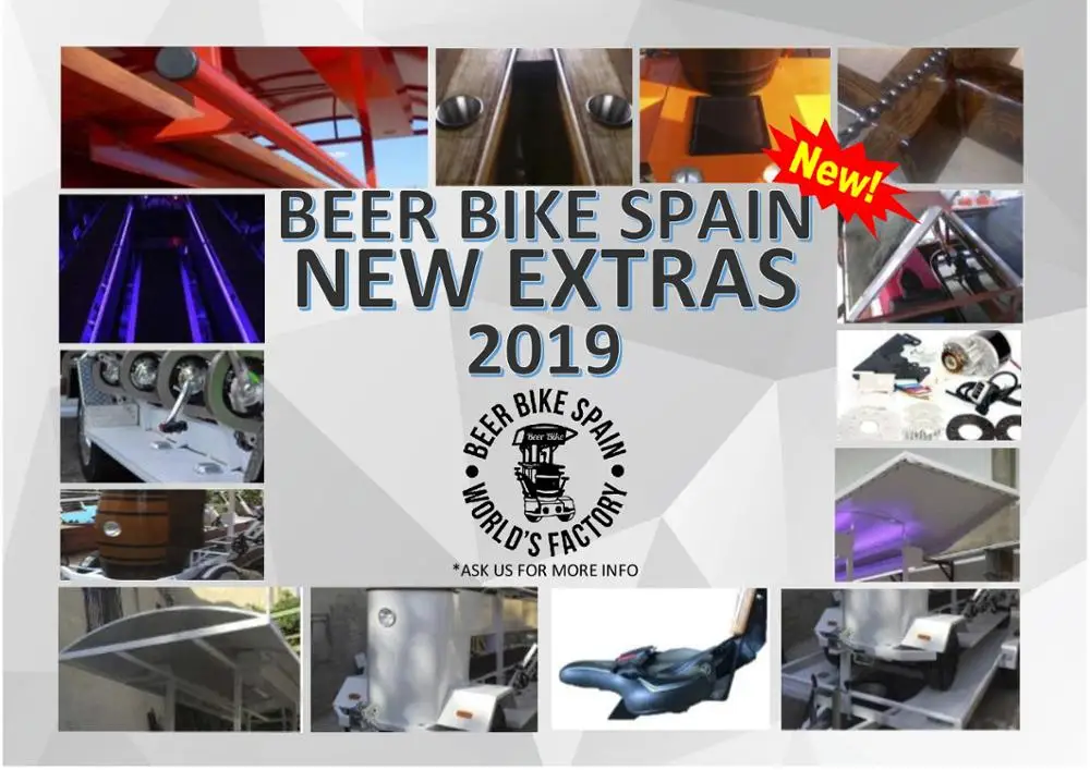 2019 NEW BUSINESS MACHINE BEER BIKE PEDAL CYCLE PARTY NEW OPTIONS