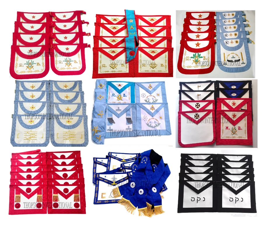 Masonic Regalia French rite Aprons