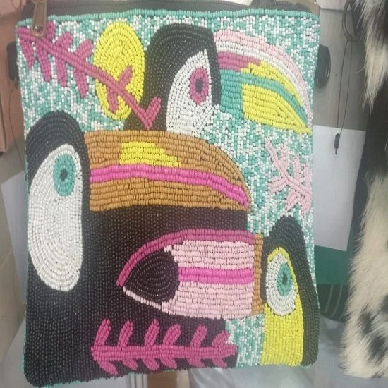 
Designer Beads Clutch Bag 