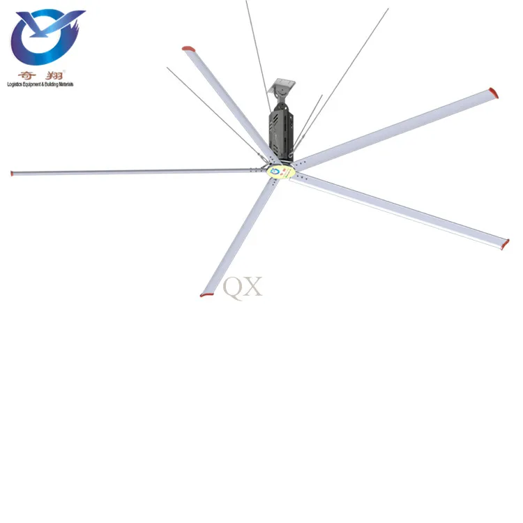 QX 24ft Hvls Ventilation And Energy Saving Industrial Ceiling Big Fan For Big Place