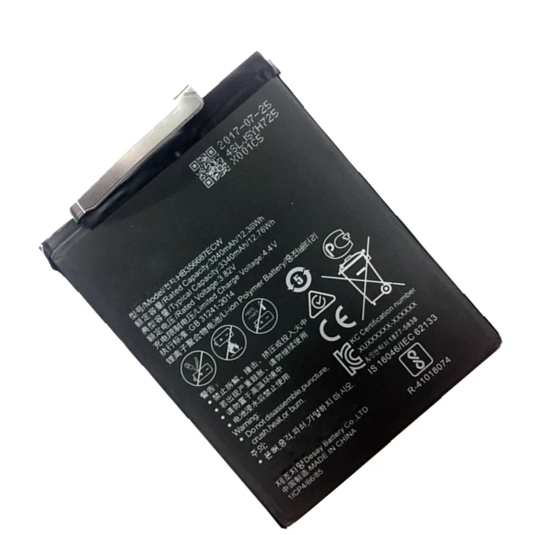 3340mAh OEM Cell Phone HB356687ECW Battery For Huawei Nova 3i Li-ion Battery