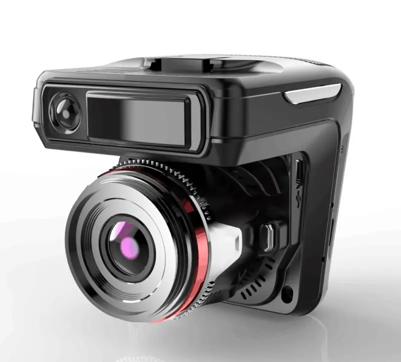 1080P HD Car Black Box 2.4inch,3 in 1 Combo Mobile Radar Detect+ Fixed Speed Camera Detect +Car DVR