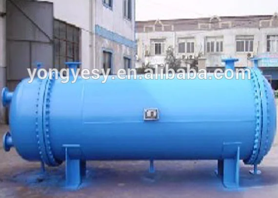 Pressure vessel double pipe shell and tube heat exchanger