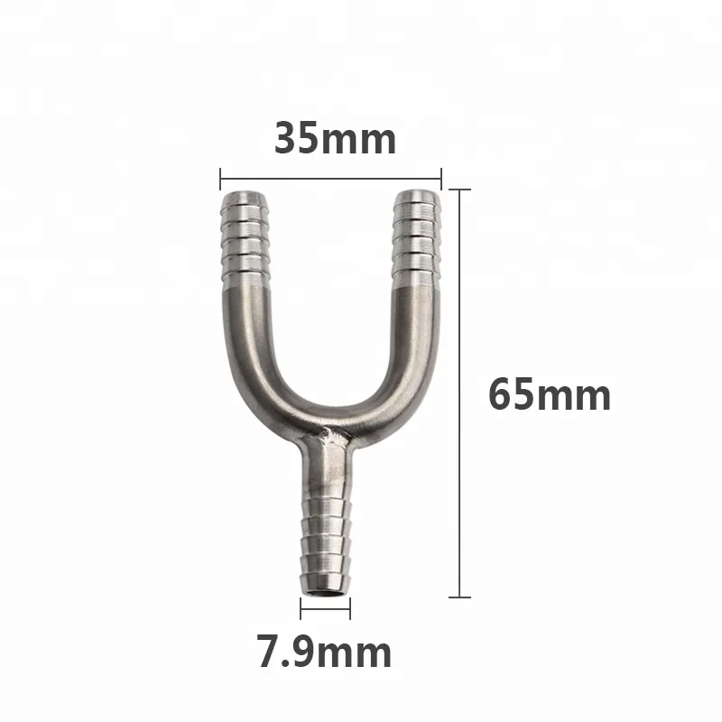 Stainless Steel U Bend Hose Equal Shape Hose Barb U-Shaped Barb Fitting Hose Splicer Type U Shaped Fitting