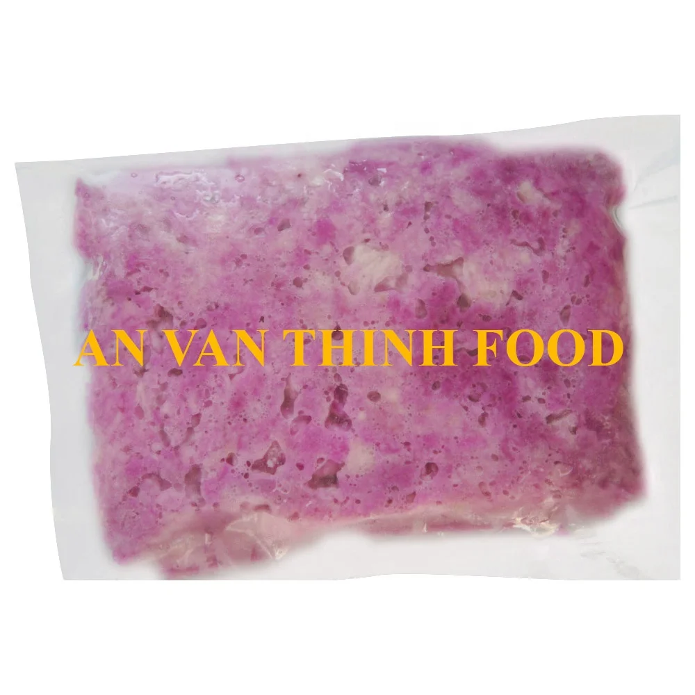 Лидер продаж, замороженный фиолетовый YAM CHUNK IQF от компании VAN THINH FOOD из Вьетнама