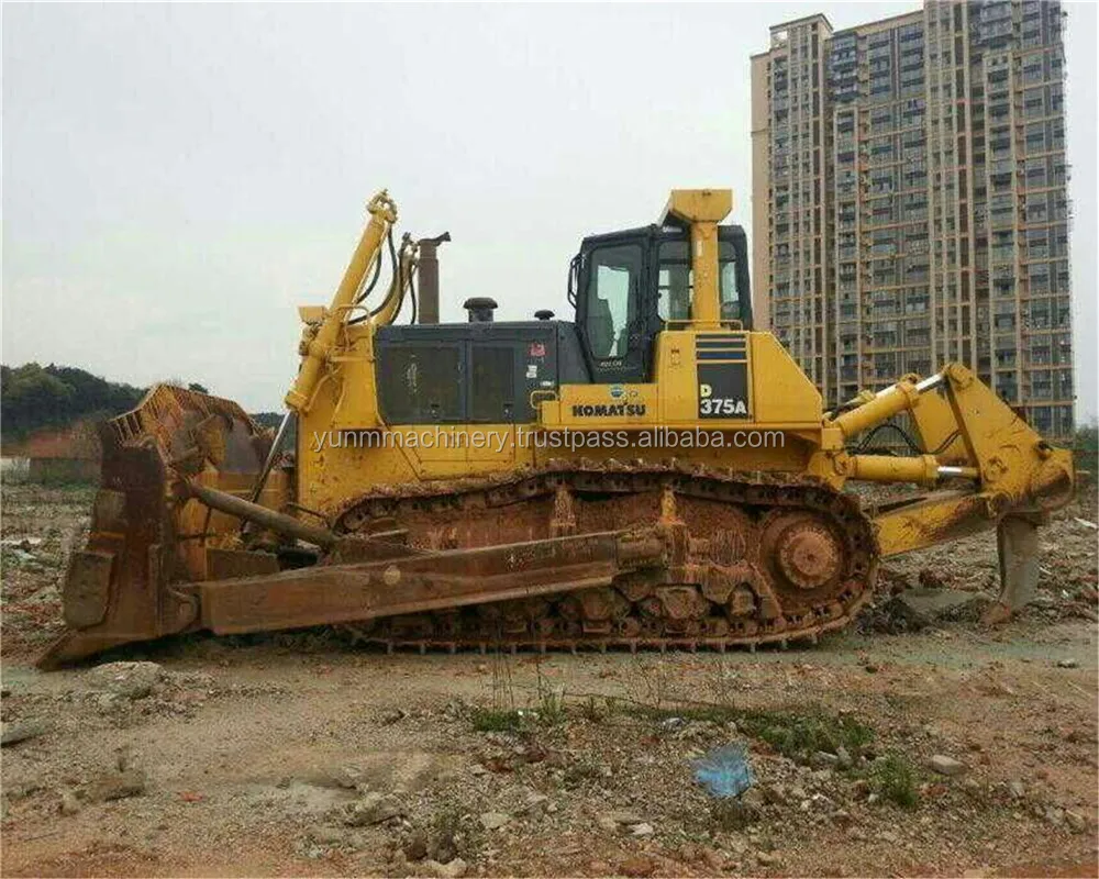 Used crawler bulldozer Komatsu D375A hot sale,second-hand Komatsu D155A-3/D375A