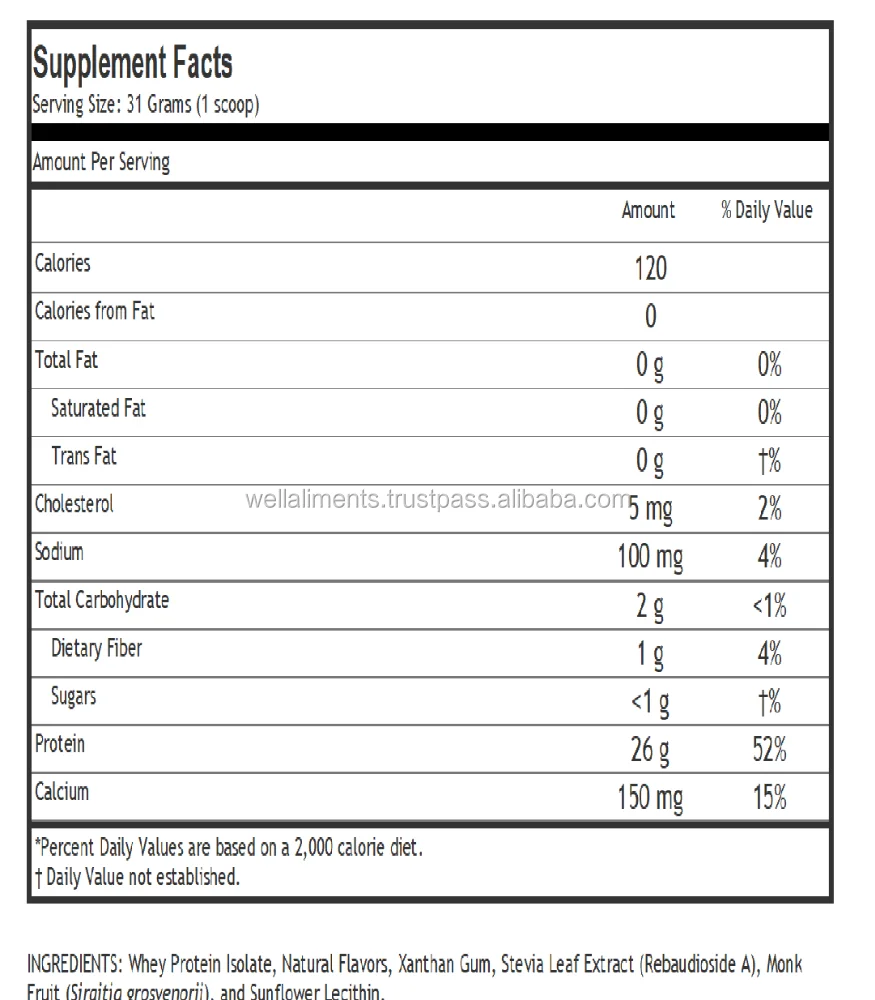 
ULTRA Whey Protein Isolate 26- Gold Standard 
