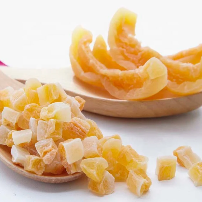 Dehydrated Dried cantaloupe melon dices 8-10mm Thailand