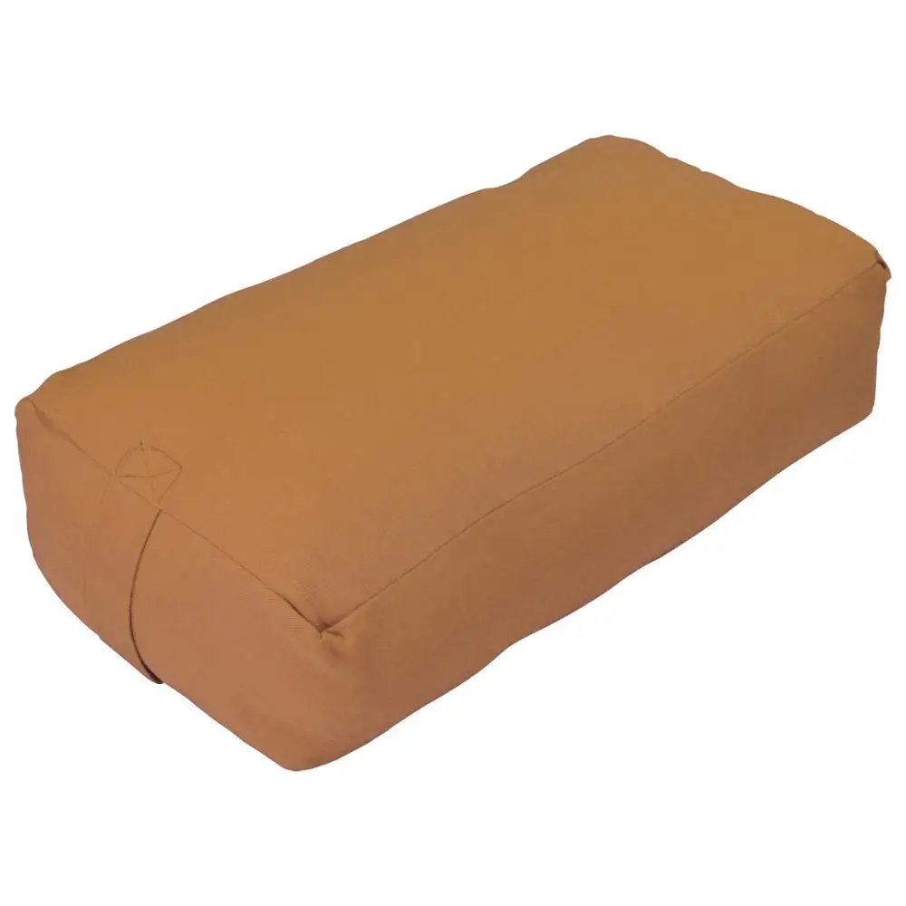 Wholesale Pranayama Yoga Bolster from India Filled with Kapok and Buckwheat for Pranayama Practice