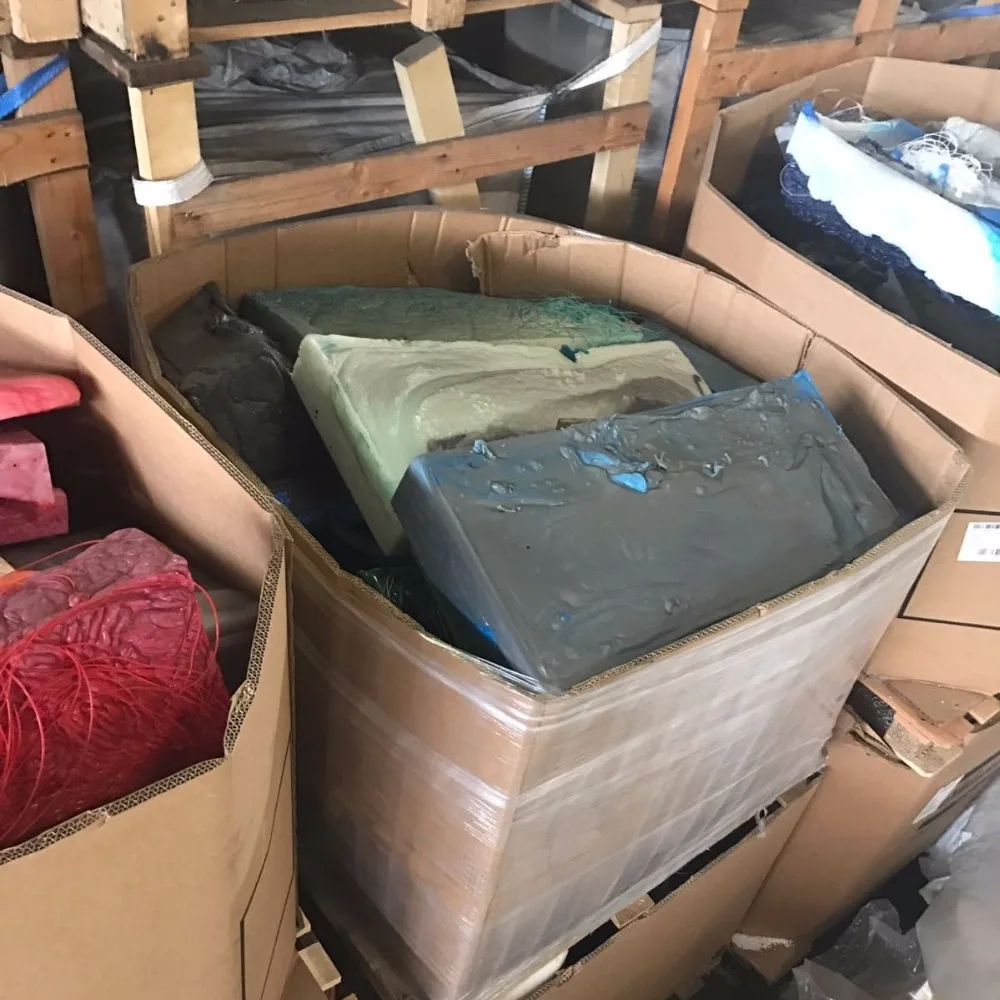 PE Lumps Colored, Post Industrial, Polyethylene Raw Materials Recycling Mixed Color Dry