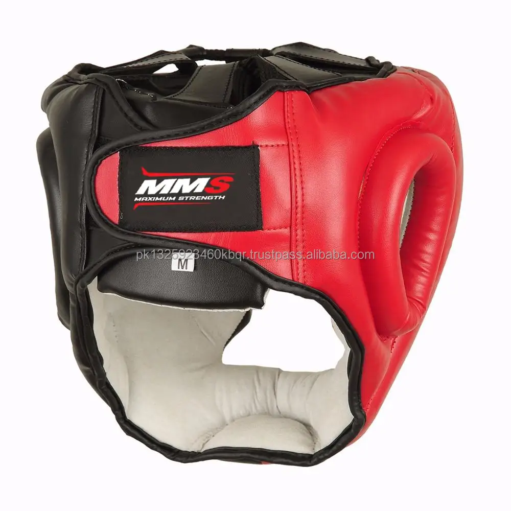New Good Quality Leather Boxing Head Guard Helmet