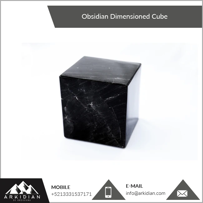 Chilling Cubes Obsidian Stone Custom Made Natural Black Whiskey For a Bar