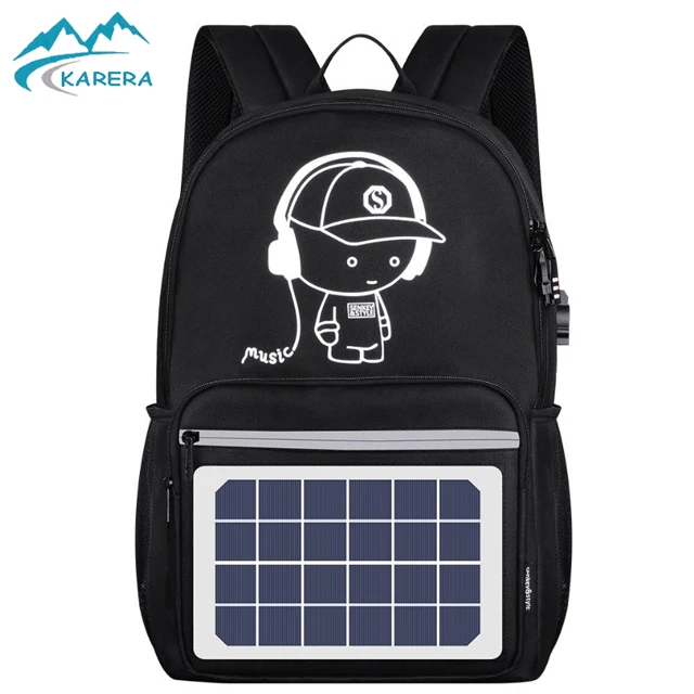 Оптовая продажа хорошее качество высокое мощность панели солнечные рюкзак сумка для ноутбука с USB зарядное