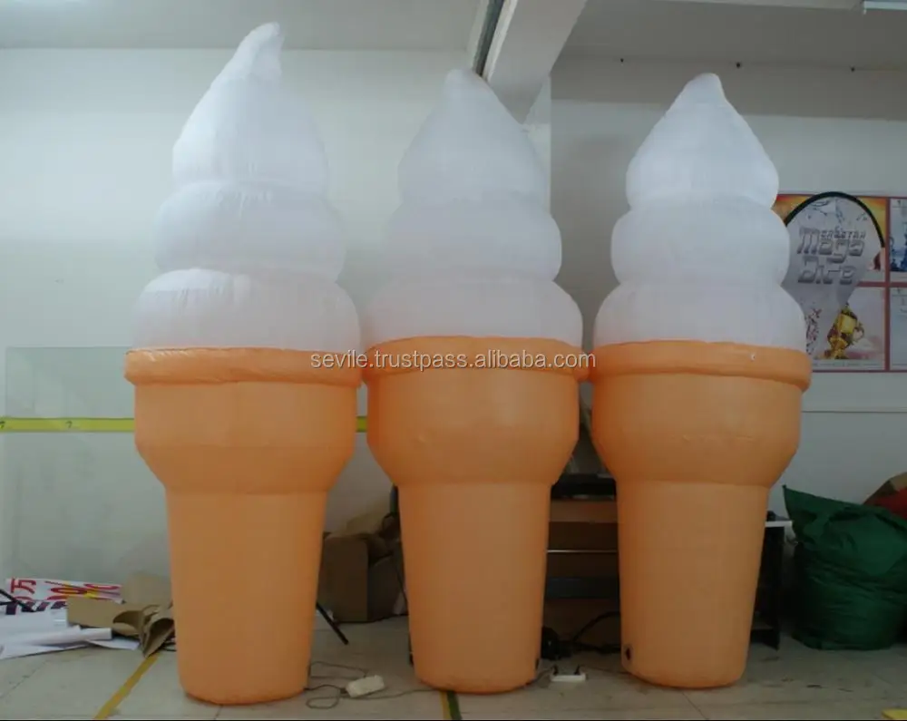 
Cheap Advertising Inflatable Ice Cream Cone, Attractive Inflatable Ice Cream Cone 