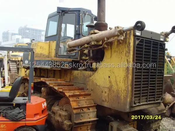 Low price original used Komatsu D155-2 bulldozer for sale