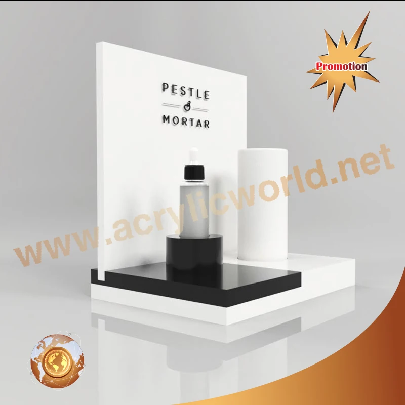 perfume display/custom Acrylic makeup perfume bottle display cosmetic display stand