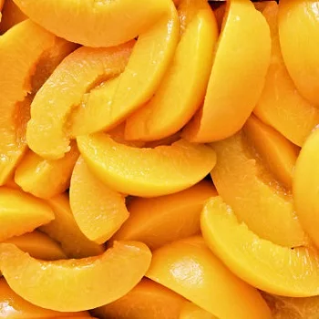 Sweet Canned Yellow Peach in syrup for sale