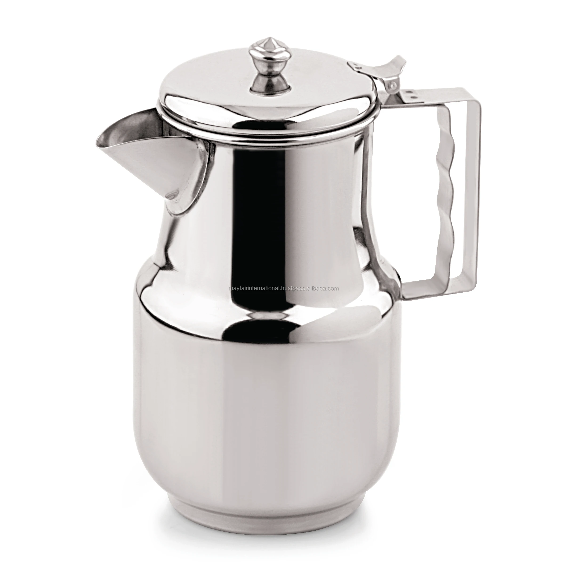 Top Quality Stainless Steel Kitchenware Tableware Pakiza Large Capacity Water Pitcher Jug With Ice Catcher Spout